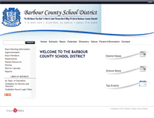 Tablet Screenshot of barbourschools.org