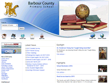 Tablet Screenshot of bcps.barbourschools.org